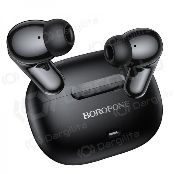 Belaidės ausinės Borofone BW96 Bluetooth ANC+ENC USB-C juodos