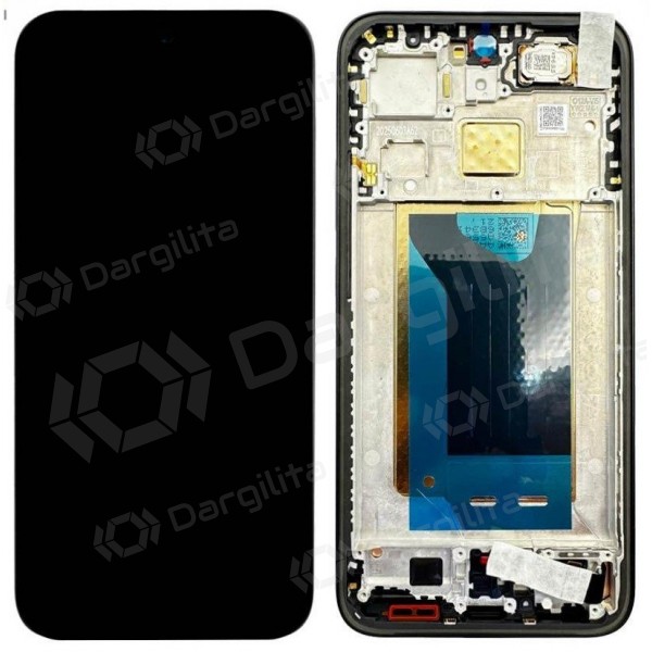 Xiaomi 15T 5G ekranas (juodas) (su rėmeliu) (originalus)