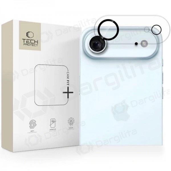 Apple iPhone Air apsauginis grūdintas stiklas kamerai "Tech-Protect Cam Fit+" (skaidrus)