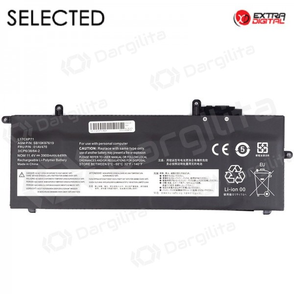 LENOVO 01AV470, 3900mAh nešiojamo kompiuterio baterija, Selected LENOVO 01AV470, 3900mAh nešiojamo kompiuterio baterija, Selected