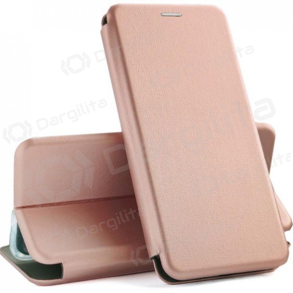 Samsung Galaxy A26 dėklas "Book Elegance" (rožinis / auksinis)