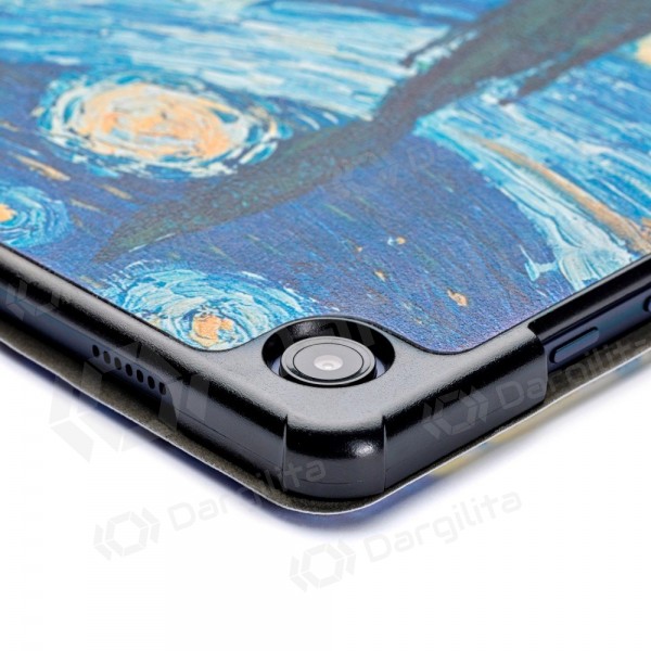 Samsung Galaxy Tab A9+, Tab A11+ dėklas "Smart Leather" (starry night)