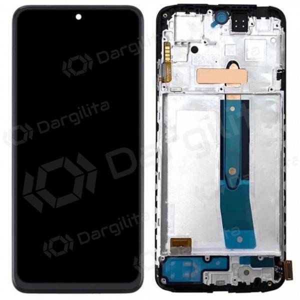 Xiaomi Redmi Note 11S, Note 12S, Poco M4 Pro 4G ekranas (juodas) (su rėmeliu) (OLED)