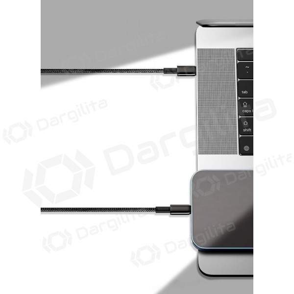 Lightning laidas Baseus Tungsten CATLWJ-01 USB-C į Lightning 1 m PD 20 W juodas