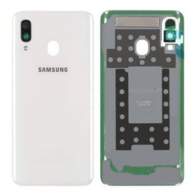 Samsung A405 Galaxy A40 2019 galinis baterijos dangtelis (baltas) (naudotas grade C, originalus)