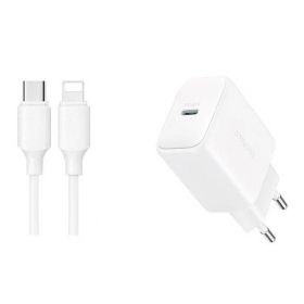Telefono įkroviklis Joyroom JR-TCF20 20 W USB-C Lightning baltas