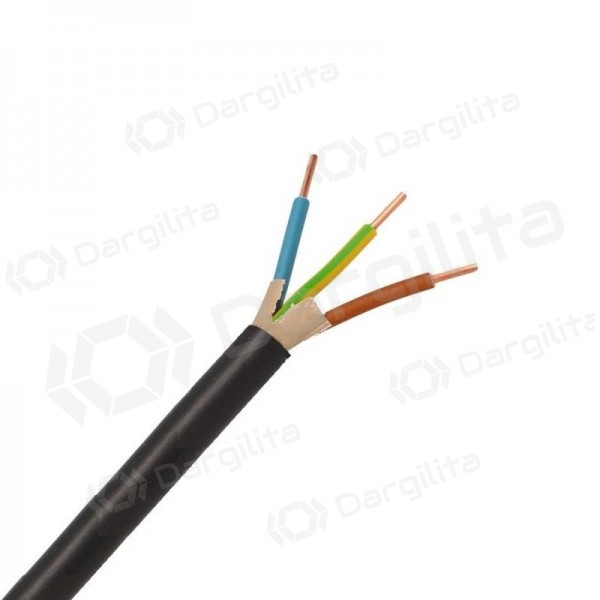 Lietkabelis CYKY 3x6 mm2 jėgos kabelis (1 m)