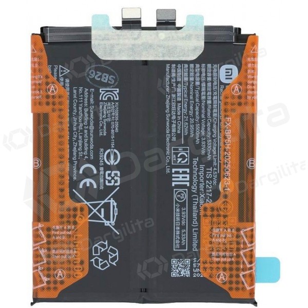 Xiaomi 15T Pro baterija, akumuliatorius (BP5H) (originalus)