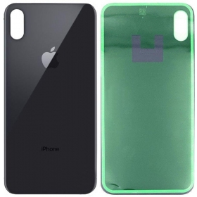 Apple iPhone XS Max galinis baterijos dangtelis pilkas (space grey) (bigger hole for camera)