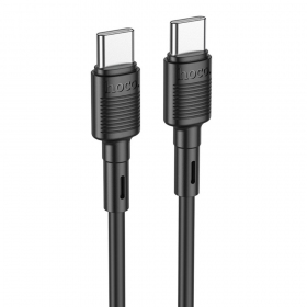 USB-C laidas Hoco X83 USB-C į USB-C 1 m 60 W juodas