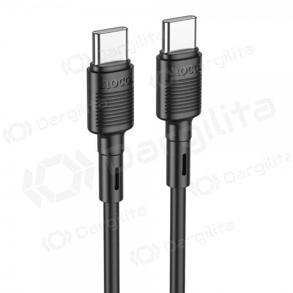 USB-C laidas Hoco X83 USB-C į USB-C 1 m 60 W juodas