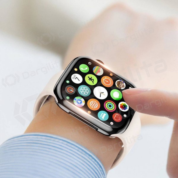 Apple Watch 45mm LCD apsauginis stikliukas / dėklas "Dux Ducis Samo" (juodas) Apple Watch 45mm LCD apsauginis stikliukas / dėklas "Dux Ducis Samo" (juodas)