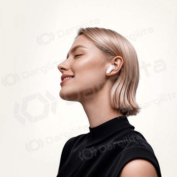 Belaidės ausinės Borofone BW96 Bluetooth ANC ENC USB-C baltos