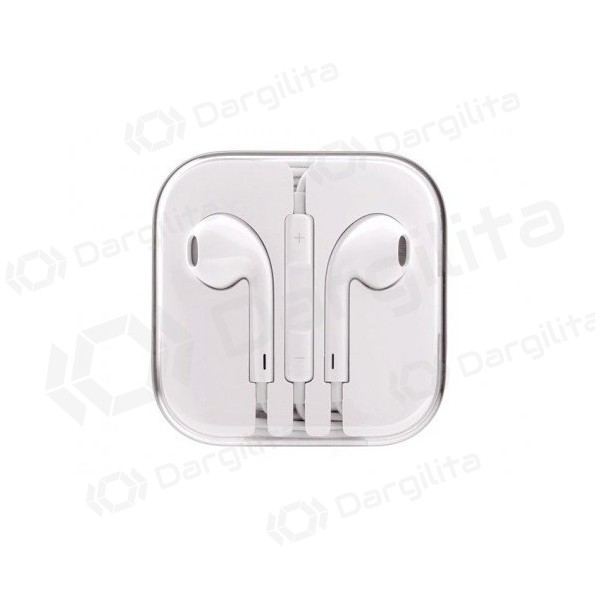 Laisvų rankų įranga Apple iPhone 5G / 5S / 5C / 6 / 6 Plus (balta)
