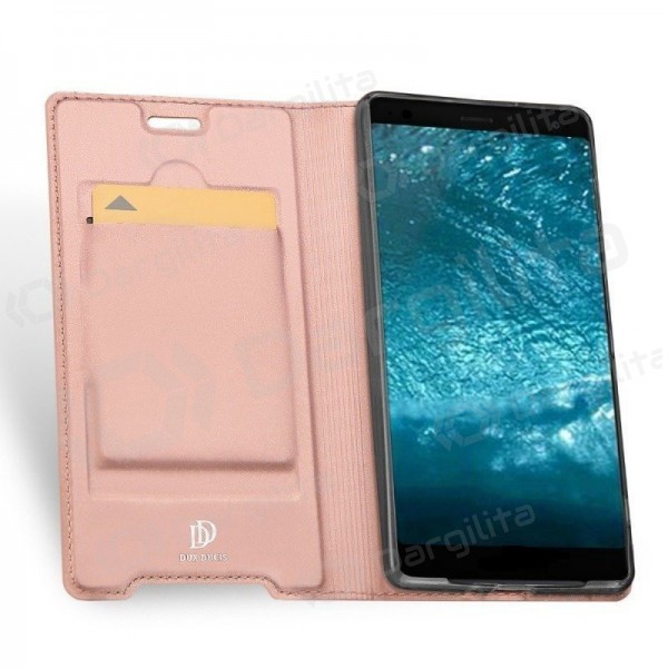 Samsung S711 Galaxy S23 FE dėklas "Dux Ducis Skin Pro" (rožinis / auksinis)