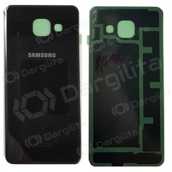 Samsung Galaxy A3 (2016) galinis dangtelis (juodas) (originalus)