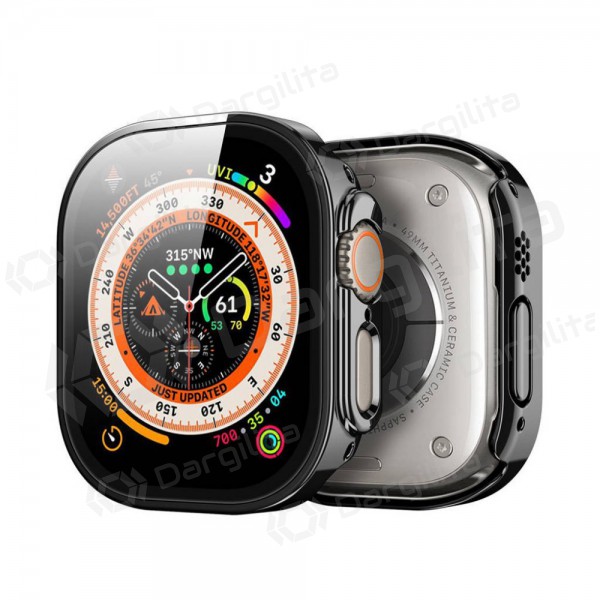 Apple Watch Ultra 49mm LCD apsauginis stikliukas / dėklas "Dux Ducis Hamo" (juodas)