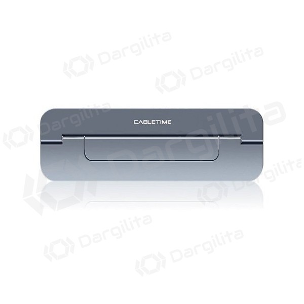 Nešiojamo kompiuterio stovas, pilkas