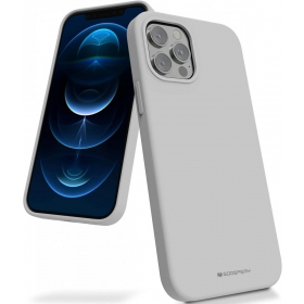 Apple iPhone 12 mini dėklas Mercury "Silicone Case" (juodas)