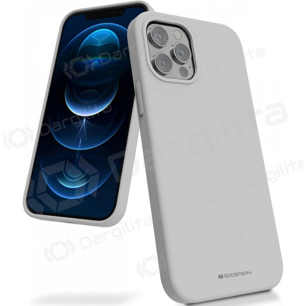 Apple iPhone 12 mini dėklas Mercury "Silicone Case" (akmens spalvos) Apple iPhone 12 mini dėklas Mercury "Silicone Case" (akmens spalvos)