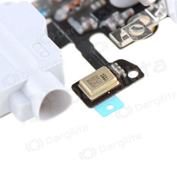 Apple iPhone 6S įkrovimo lizdo ir mikrofono jungtis (balta) (naudota, originali)