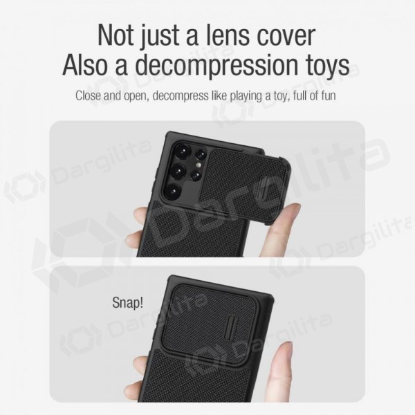 Samsung Galaxy A14 dėklas „Nillkin Textured Case“ (juodas) Samsung Galaxy A14 dėklas „Nillkin Textured Case“ (juodas)