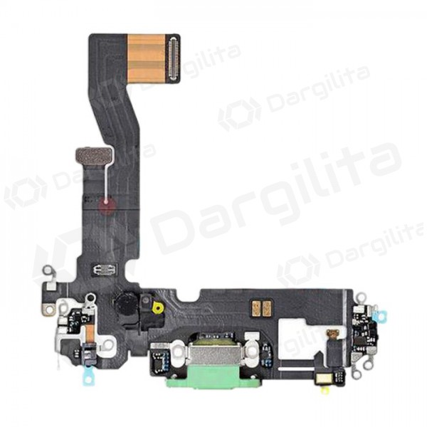 Apple iPhone 12 įkrovimo lizdo ir mikrofono jungtis (žalia) Apple iPhone 12 įkrovimo lizdo ir mikrofono jungtis (žalia)