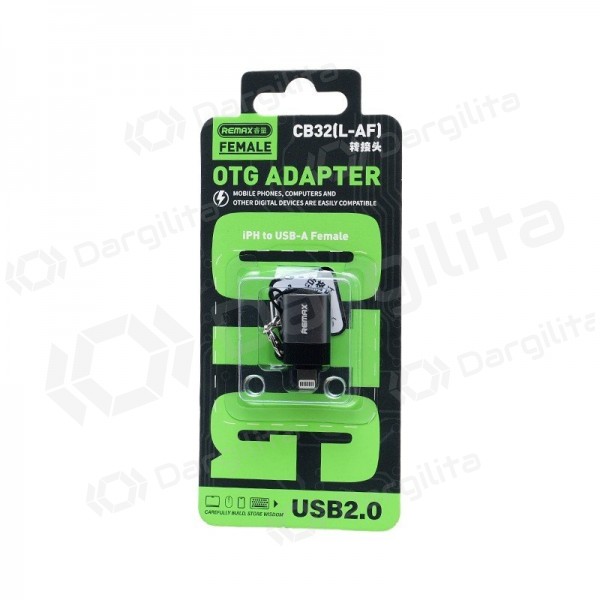 Adapteris Remax CB32 Lightning į USB-A OTG USB 2.0