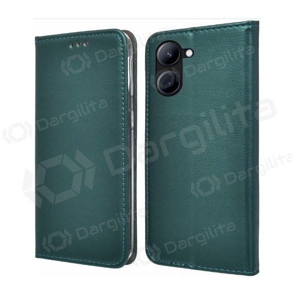 Samsung S711 Galaxy S23 FE dėklas "Smart Magnet" (tamsiai žalias)