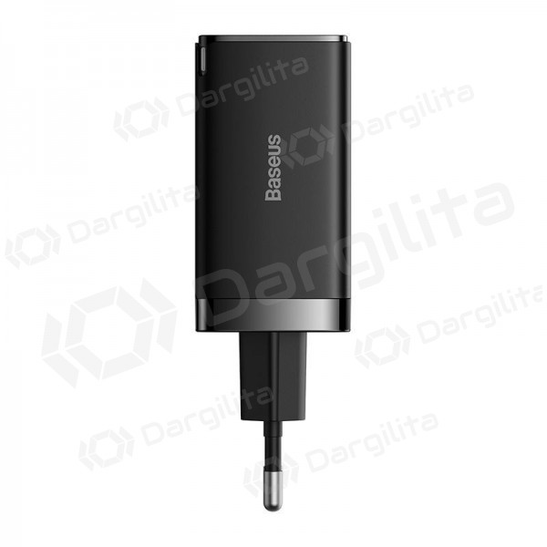 Telefono įkroviklis Baseus GaN5 Pro 65 W 2xUSB-C + USB-A GaN PD QC juodas CCGP120201