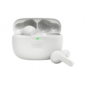 Belaidės ausinės JBL Wave Beam TWS Bluetooth 5.2 baltos