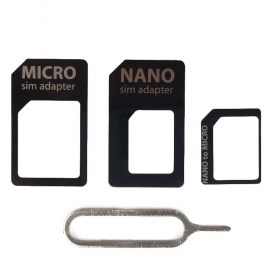 NanoSIM ir MicroSIM adapteris