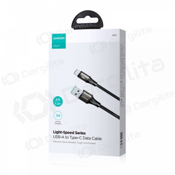 Lightning laidas Joyroom SA25-AL3 USB-A į Lightning 1.2 m juodas
