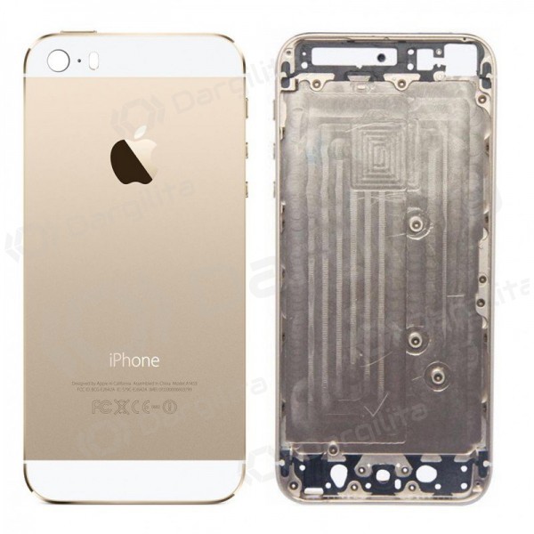 Apple iPhone 5S galinis baterijos dangtelis (auksinis) Apple iPhone 5S galinis baterijos dangtelis (auksinis)