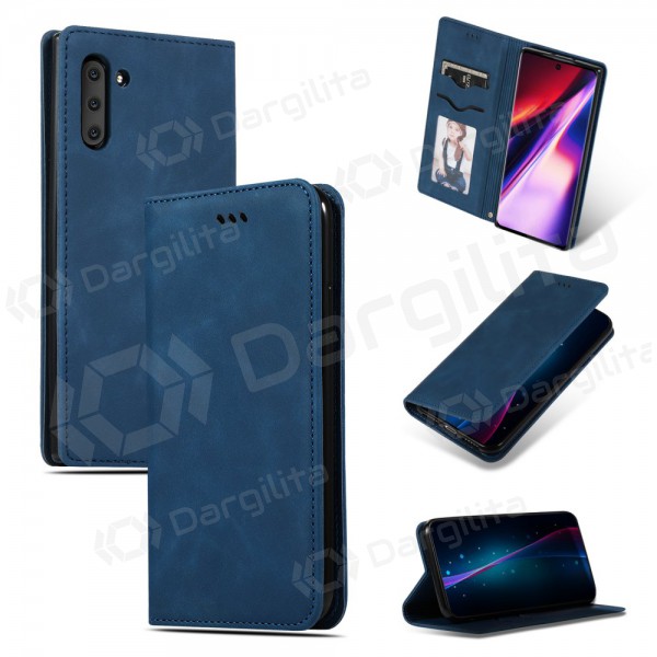 Samsung Galaxy S25 Edge dėklas "Business Style" (tamsiai mėlynas)