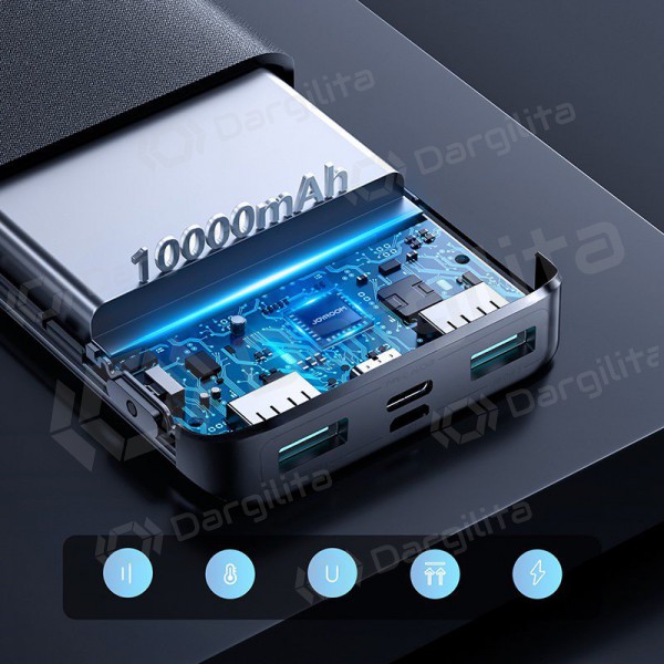 Išorinė baterija Power Bank Joyroom JR-QP191 22.5W PD QC3.0 AFC 10000mAh juoda Išorinė baterija Power Bank Joyroom JR-QP191 22.5W PD QC3.0 AFC 10000mAh juoda