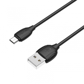 Micro USB laidas Borofone BX19 USB-A į Micro USB 1 m juodas
