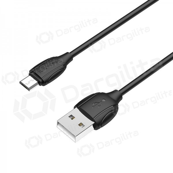 Micro USB laidas Borofone BX19 USB-A į Micro USB 1 m juodas