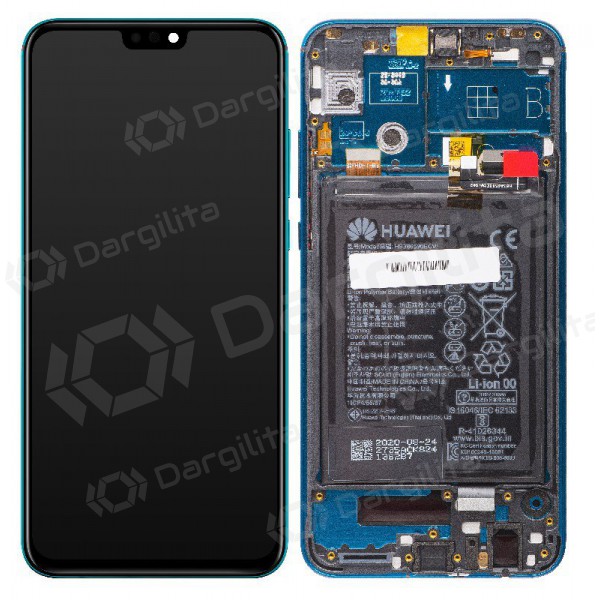 Huawei Honor 9X Lite ekranas (žalias) (su rėmeliu ir baterija) (service pack) (originalus) Huawei Honor 9X Lite ekranas (žalias) (su rėmeliu ir baterija) (service pack) (originalus)