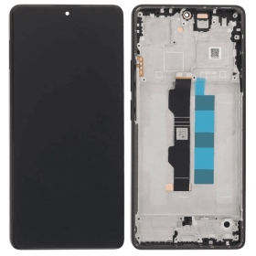 Xiaomi Redmi Note 13 Pro 4G, Poco M6 Pro 4G ekranas (juodas) (originalus)