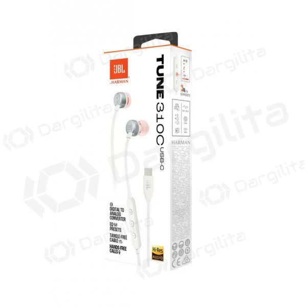 Ausinės JBL Tune 310C USB-C Ausinės JBL Tune 310C USB-C