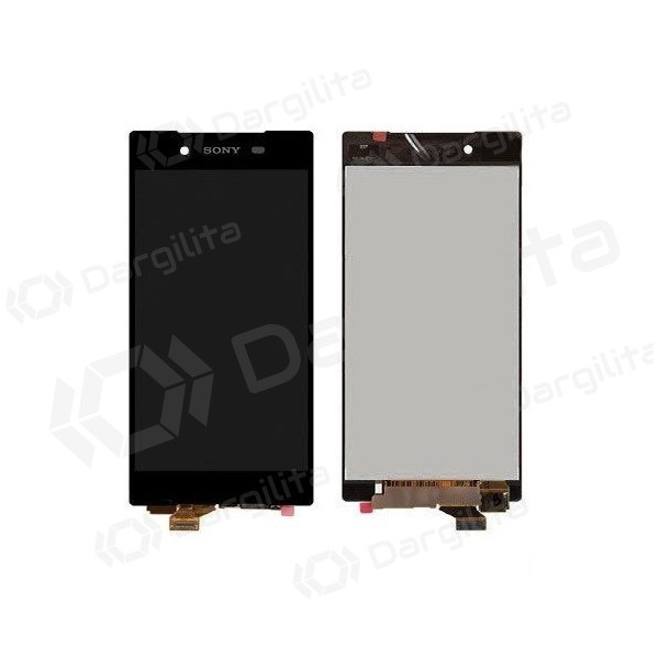 Sony Xperia Z5 E6603 / Xperia Z5 E6653 / Xperia Z5 Dual E6683 LCD ekranas su liečiamu stikliuku (juodas) (originalus)