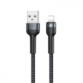 Lightning laidas Remax RC-124i USB-A į Lightning 1 m juodas