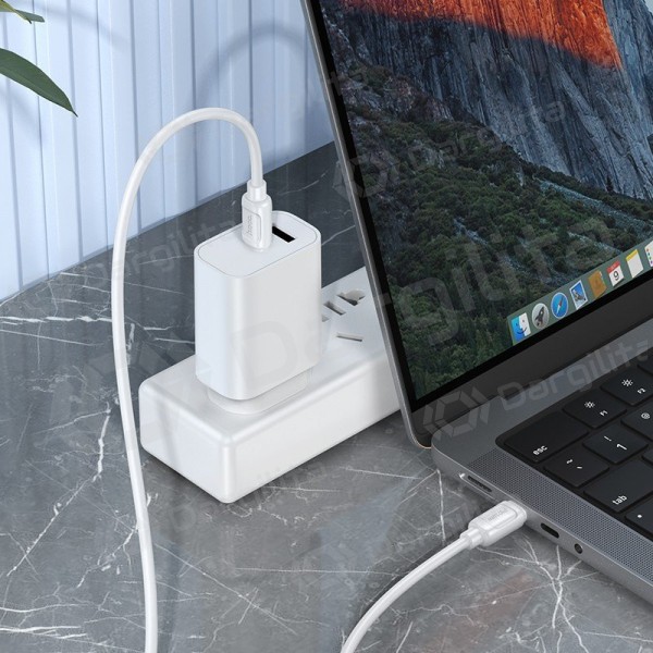 USB-C laidas Hoco X115 USB-C į USB-C 1 m 240 W baltas