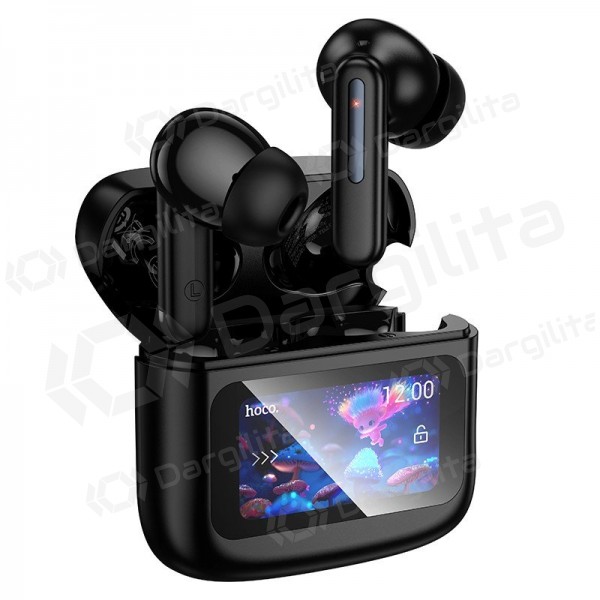 Belaidės ausinės su mikrofonu Hoco EQ14 Bluetooth 5.4 juodos