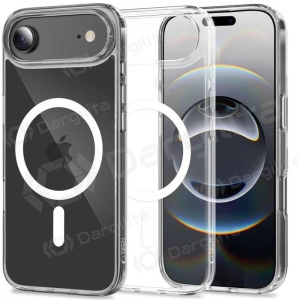 Apple iPhone Air dėklas "Tech-Protect Flexair Hybrid MagSafe" (skaidrus)