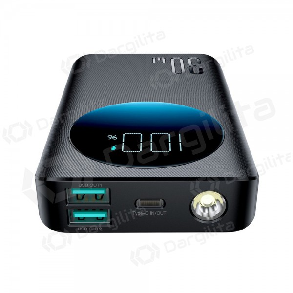 Išorinė baterija Power Bank Joyroom JR-PBF01 30W 10000mAh juoda Išorinė baterija Power Bank Joyroom JR-PBF01 30W 10000mAh juoda