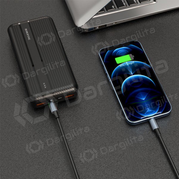 Išorinė baterija Power Bank Borofone BJ9A Type-C PD+Quick Charge 3.0 (3A) 20000mAh balta Išorinė baterija Power Bank Borofone BJ9A Type-C PD+Quick Charge 3.0 (3A) 20000mAh balta