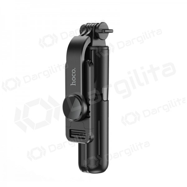 Asmenukių lazda trikojis Hoco K17 Mini telefonui 750 mm Bluetooth juoda