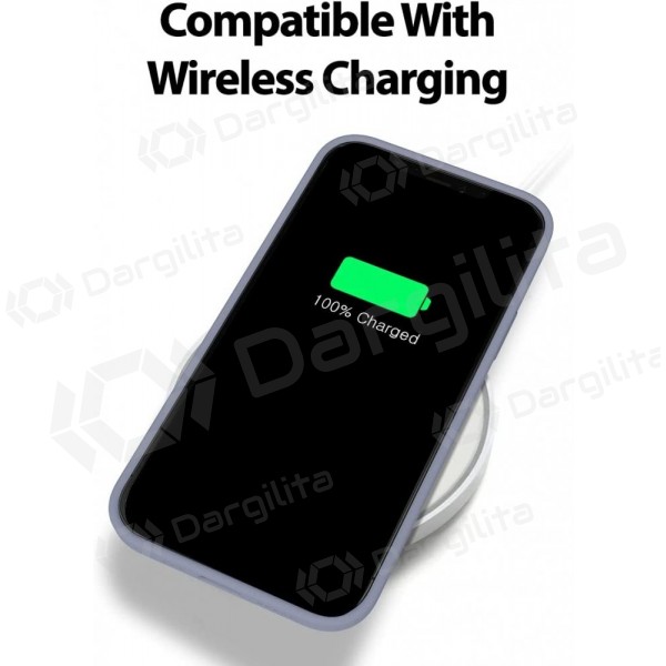 Samsung Galaxy A37 dėklas Mercury "Pure Magsafe Silicon Case" (levandos pilka)
